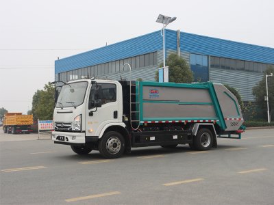 比亞迪T7純電動壓縮式垃圾車 8方